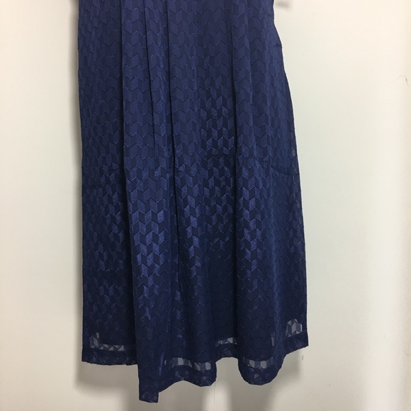 New ModCloth Blue Dress. A - Picture 6 of 8